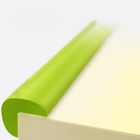 Meidong Baby Proofing Edge & Corner Guards Protector Set Child Safety Furniture Bumper Table Protectors Pre-Taped Corners Safe Edge & Corner Cushion [6.5ft Edge ] Green